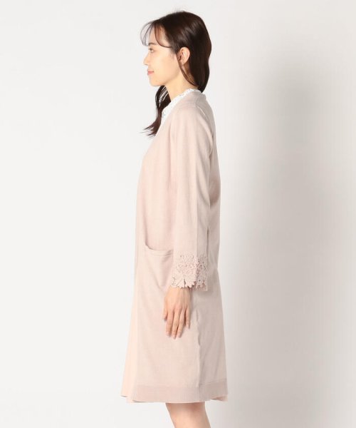 セール 48 Off 袖レースニットロングカーディガン ミッシュマッシュ Misch Masch Magaseek