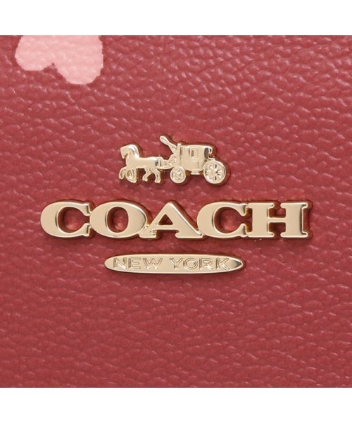 COACH(コーチ)/コーチ 二つ折り財布 アウトレット ミニ財布 レッド マルチ レディース COACH C2868 IMMZI/img06