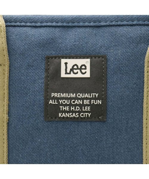 Lee(Lee)/Lee トートバッグ LEE リー デニムトートバッグ ファスナー付き 軽量 トート 持ち手 長め mellow A4 2層 カジュアル 320－854/img21