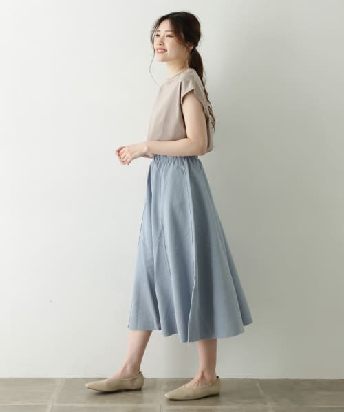 ITEMS URBANRESEARCH(アイテムズ アーバンリサーチ（レディース）)/二重織りマキシスカート∴/img09