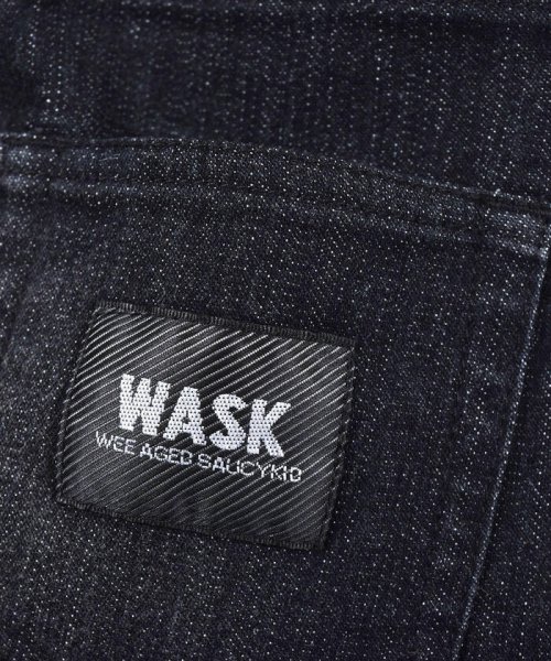 WASK(ワスク)/6分丈 ロゴプリント デニム パンツ (100~160cm)/img11