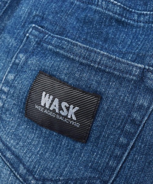 WASK(ワスク)/6分丈 ロゴプリント デニム パンツ (100~160cm)/img17