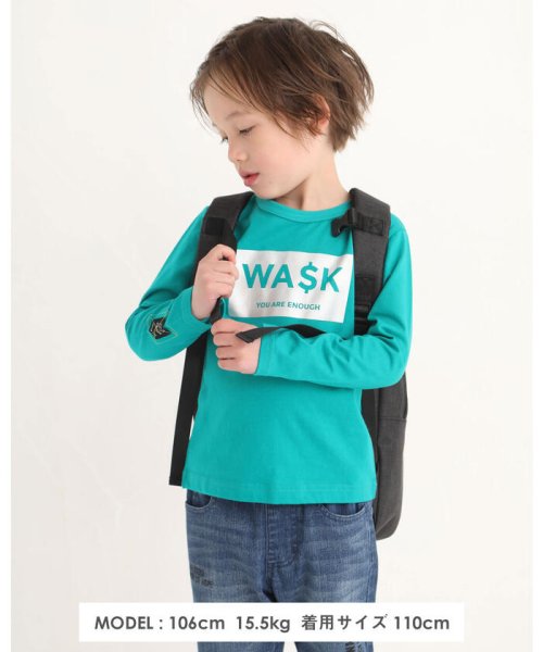 WASK(ワスク)/ハクプリント 長袖 Tシャツ (100~160cm)/img03
