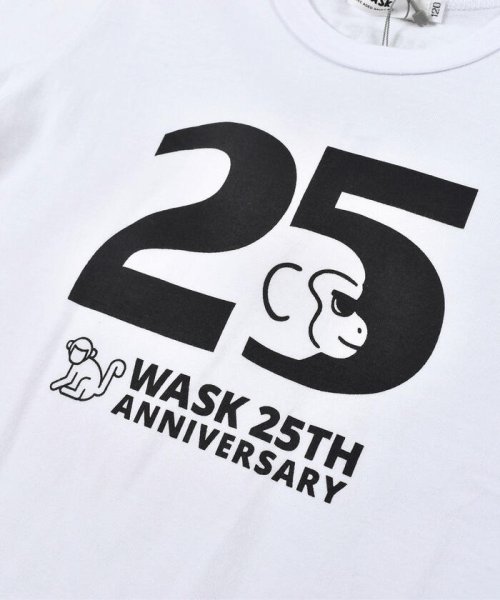 WASK(ワスク)/25TH WASK サル 半袖 アニバーサリー Tシャツ (90~160cm)/img09