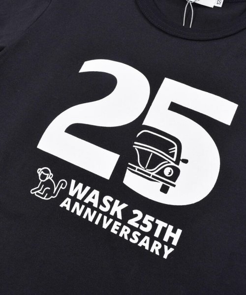 WASK(ワスク)/25TH WASK サル 半袖 アニバーサリー Tシャツ (90~160cm)/img14