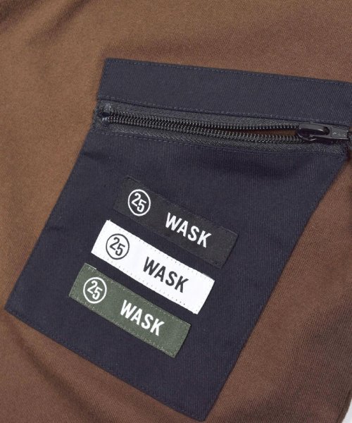 WASK(ワスク)/ファスナー ポケット ワイド  半袖 Tシャツ(100~160cm)/img13