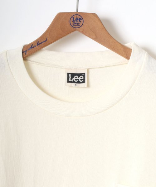 LAZAR(ラザル)/【Lazar】Lee/リー ビッグシルエット ヘビーウェイト ワンポイント ピスネーム ポケット Tシャツ/2021 SPRING SUMMER/img01