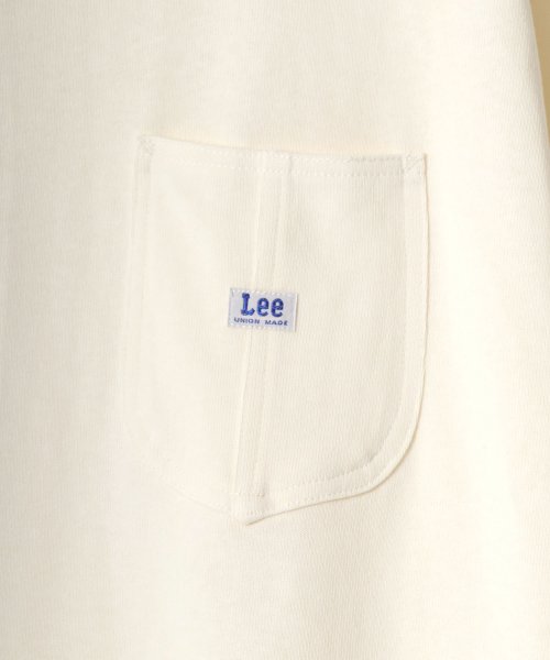 LAZAR(ラザル)/【Lazar】Lee/リー ビッグシルエット ヘビーウェイト ワンポイント ピスネーム ポケット Tシャツ/2021 SPRING SUMMER/img03