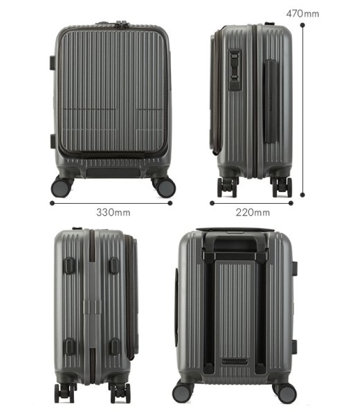 innovator(イノベーター)/イノベーター スーツケース LCC 機内持ち込み SSサイズ 21L フロントオープン INNOVATOR INV30/img07