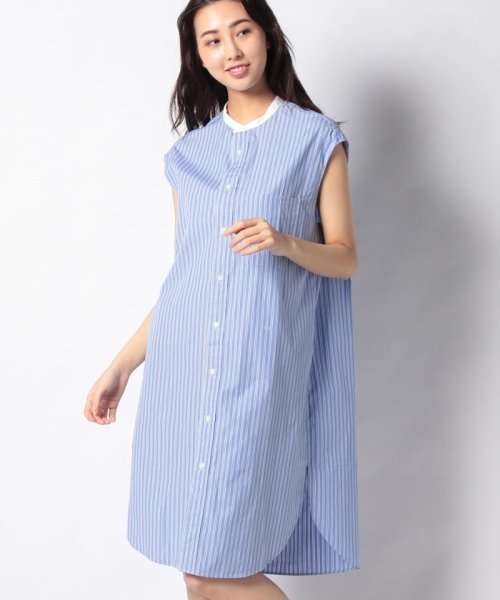 セール 52 Off Doors Gymphlex ストライプノースリーブシャツワンピース アーバンリサーチ アウトレット Urban Research Outlet Magaseek