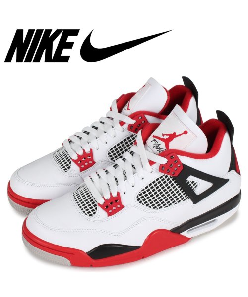 NIKE(ナイキ)/NIKE AIR JORDAN 4 RETRO ナイキ エアジョーダン4 レトロ スニーカー メンズ ホワイト 白 DC7770－160/img01