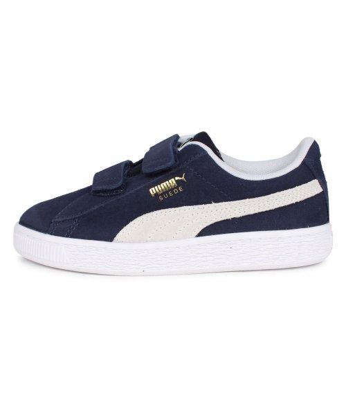 PUMA(プーマ)/プーマ PUMA スウェード クラシック スニーカー キッズ スエード ベルクロ SUEDE CLASSIC 21 V PS ネイビー 380563－03/img05