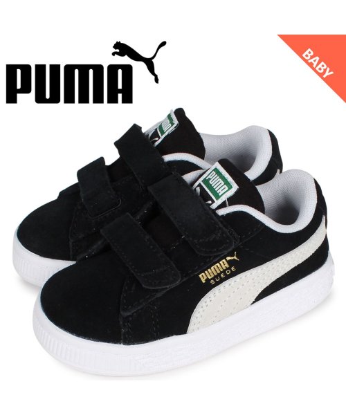 プーマ Puma スウェード クラシック スニーカー ベビー キッズ スエード ベルクロ Suede Classic 21 V Inf ブラック 黒 プーマ Puma Magaseek プーマ Puma スウェード クラシック スニーカー ベビー キッズ スエード ベルクロ Suede Classic 21 V Inf ブラック 黒 プーマ Puma Magaseek