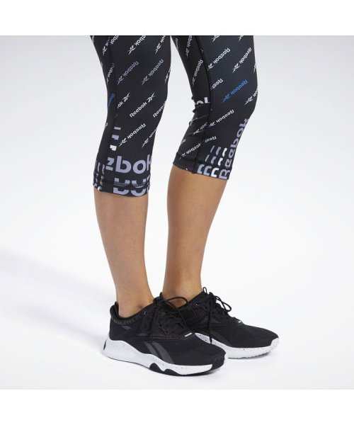 Reebok(リーボック)/ワークアウト レディ オールオーバー プリント カプリ タイツ / Workout Ready Allover Print Capri Tights/img03