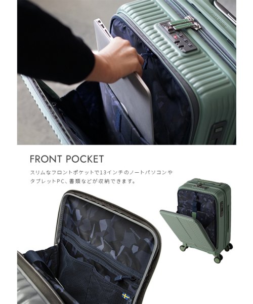 innovator(イノベーター)/【2年保証】イノベーター スーツケース 機内持ち込み Sサイズ 38L フロントオープン ストッパー付き 軽量 INNOVATOR INV50－2/img07