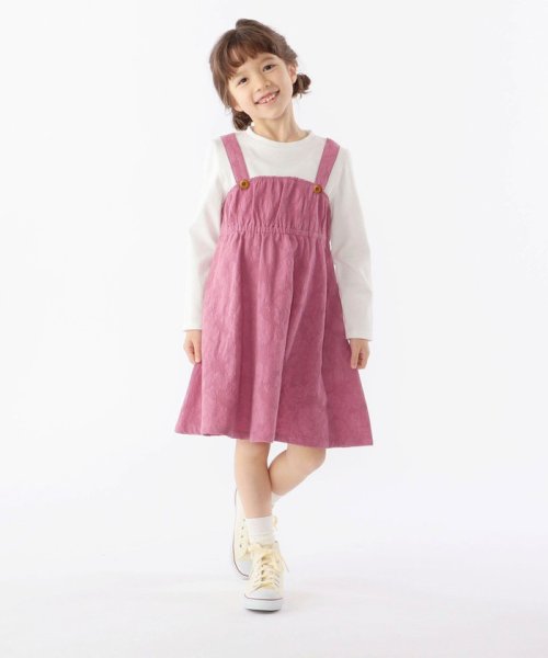 SHIPS KIDS(シップスキッズ)/SHIPS KIDS:ジャカード レイヤード ワンピース(100～130cm)/img01