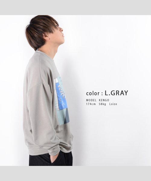 スニーカーイラスト ビッグトレーナー ビッグシルエット トレーナー メンズ オーバーサイズ トレーナー レディース スウェット 大きいサイズ メンズ スエッ ワンフォークロージング 1111clothing Magaseek