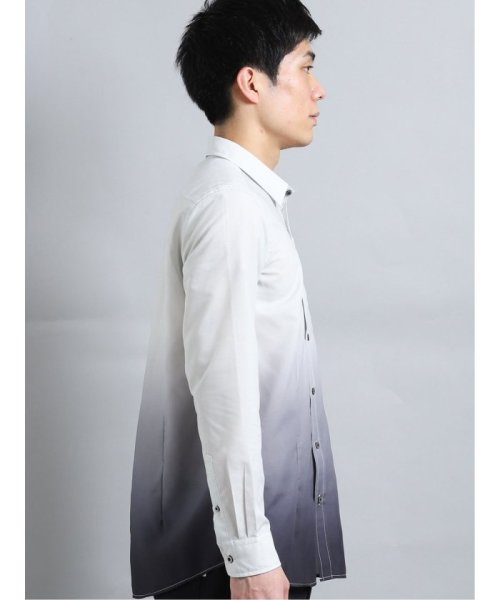 TAKA-Q(タカキュー)/グラデーション レギュラーカラー長袖シャツアウター/img05