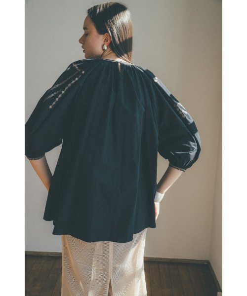 CLANE(クラネ)/SMOCK EMBROIDERY PUFF TOPS/img04