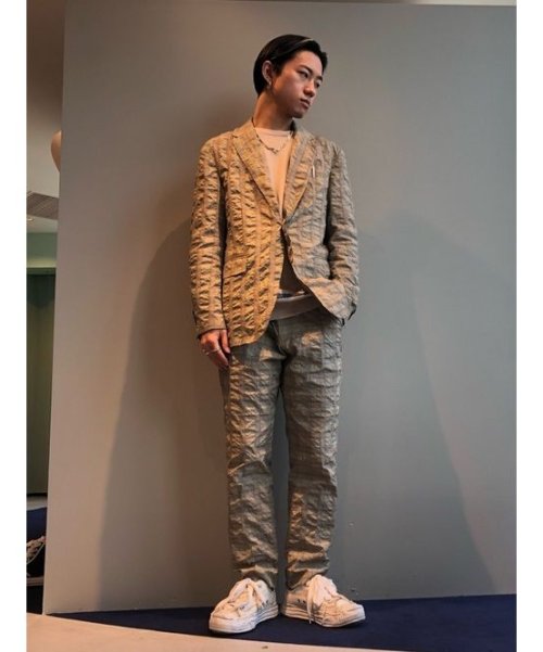 ベージュチェック ライトジャケット ラブレス メンズ Loveless Mens Magaseek