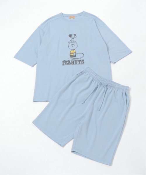 VENCE　EXCHANGE(ヴァンス　エクスチェンジ)/【WEB限定】SNOOPY Tシャツ&ショーツセット/img14