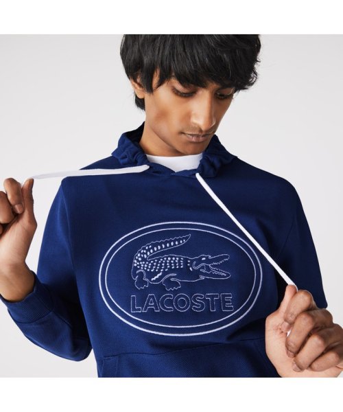 LACOSTE Mens(ラコステ　メンズ)/鹿の子地スウェットロゴ刺しゅうパーカ/img05