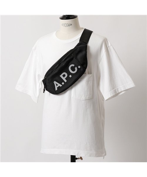 A.P.C.(アーペーセー)/PSAEU M62145 banane rebound ボディバッグ ベルトバッグ ウエストポーチ ロゴ 鞄 LZZ/NOIR メンズ レディース/img01