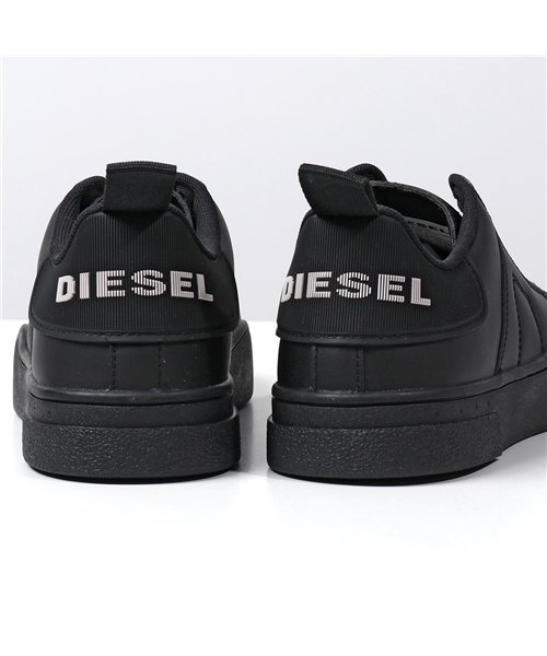 DIESEL(ディーゼル)/Y02385 P3413 S－CLEVER SO スニーカー スリッポン シューズ レザー ローカット H1669/BLACK/BLACK 靴 メンズ/img02