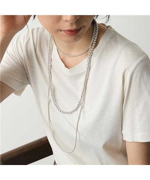 HARPO(ハルポ)/Boule Necklace ボール ネックレス アクセサリー ナバホパール 60cm/24inches/6mm シルバー レディース/img02