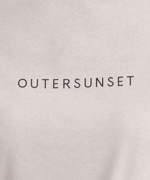 green label relaxing(グリーンレーベルリラクシング)/[ 別注 アウターサンセット ]SC OUTERSUNSET × GLR ロゴ フレンチ スリーブ Tシャツ/img10