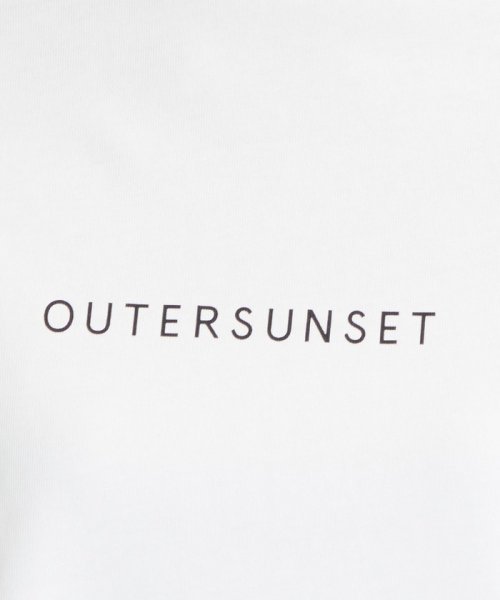 green label relaxing(グリーンレーベルリラクシング)/[ 別注 アウターサンセット ]SC OUTERSUNSET × GLR ロゴ フレンチ スリーブ Tシャツ/img12