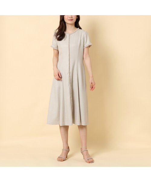 New リネンライクフリンジワンピース New リネンライクフリンジワンピース