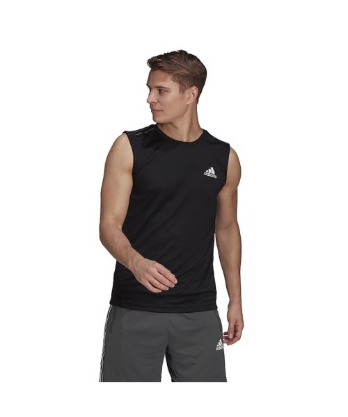 アディダス メンズ M D2m 3ストライプス タンクトップ アディダス Adidas Magaseek