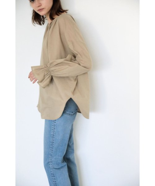 BLACK BY MOUSSY(ブラックバイマウジー)/gather neck blouse/img10
