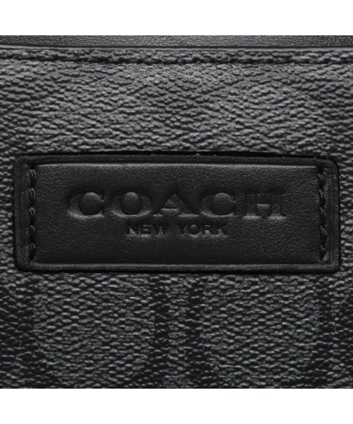 コーチ アウトレット ビジネスバッグ ブリーフケース シグネチャー グレー ブラック メンズ Coach C27 Qbmi5 コーチ Coach Magaseek
