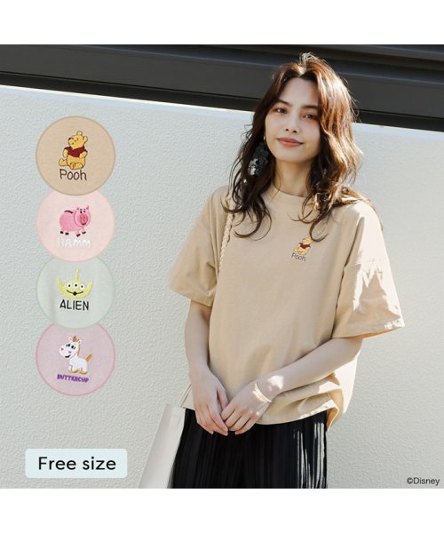 セール品 Disney ディズニー 12 3994 ワンポイント刺繍tシャツ セール品 Disney ディズニー 12 3994 ワンポイント刺繍tシャツ