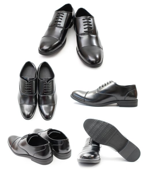 Lirio blanco(Lirio blanco)/ビジネスシューズ 革靴 メンズ ビジネス 軽量 ストレートチップ アクション レザー 走れる 歩きやすい 紐 靴ひも ブラック 黒 茶 ブラウン 大きいサイズ /img07