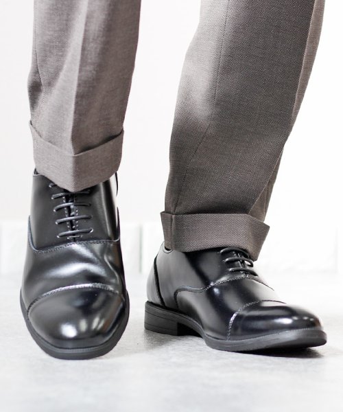 Lirio blanco(Lirio blanco)/ビジネスシューズ 革靴 メンズ ビジネス 軽量 ストレートチップ アクション レザー 走れる 歩きやすい 紐 靴ひも ブラック 黒 茶 ブラウン 大きいサイズ /img11