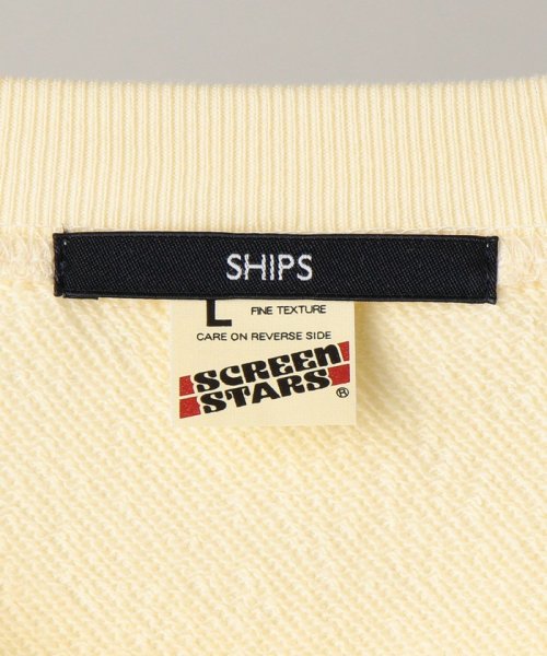 SHIPS MEN(シップス　メン)/【WEB限定】SHIPS: SCREEN STARS（Ｒ）ボディ SHIPS ロゴ エンブロイダリー クルーネック スウェット/img11