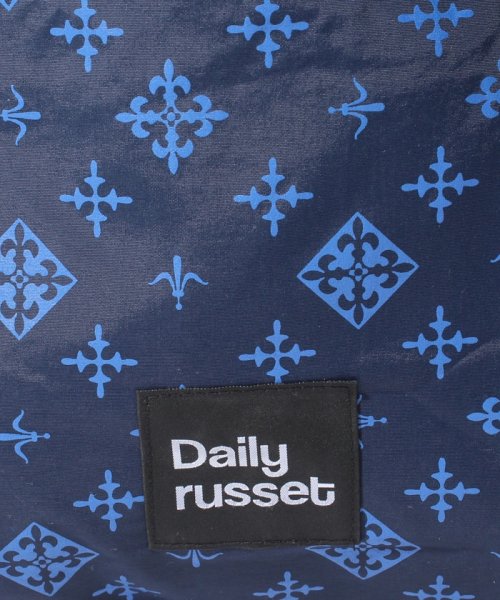 Daily russet(デイリーラシット)/洗えるモノグラムバルーンエコバッグ/img09