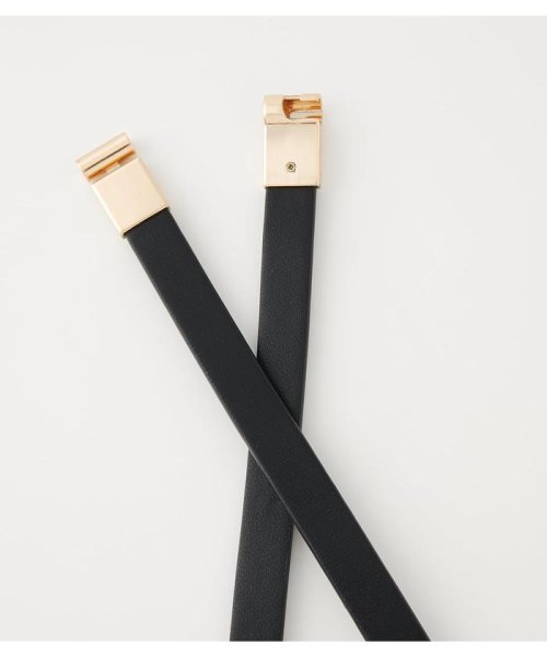 AZUL by moussy(アズールバイマウジー)/METAL DESIGN FLEXIBLE BELT/img05