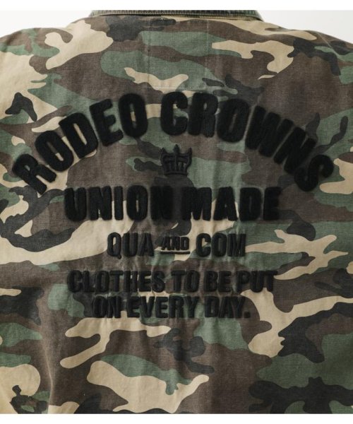 RODEO CROWNS WIDE BOWL(ロデオクラウンズワイドボウル)/フード付きロングシャツワンピース/img36