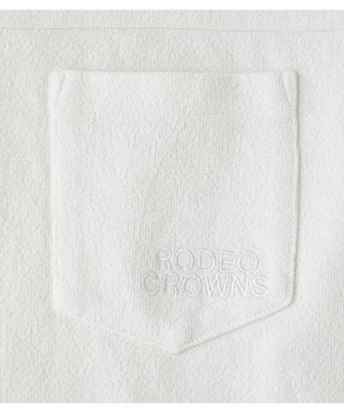 RODEO CROWNS WIDE BOWL(ロデオクラウンズワイドボウル)/ピグメントポケット L／S Tシャツ/img03