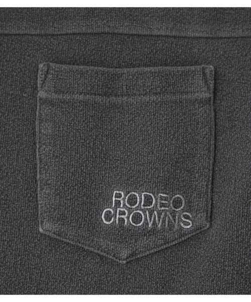 RODEO CROWNS WIDE BOWL(ロデオクラウンズワイドボウル)/ピグメントポケット L／S Tシャツ/img09