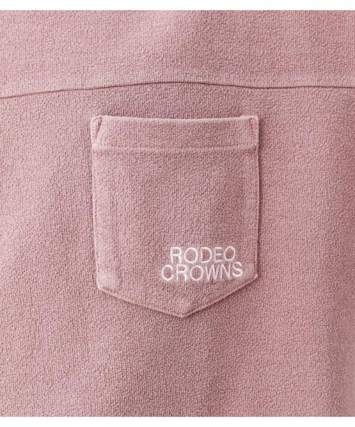 RODEO CROWNS WIDE BOWL(ロデオクラウンズワイドボウル)/ピグメントポケット L／S Tシャツ/img19