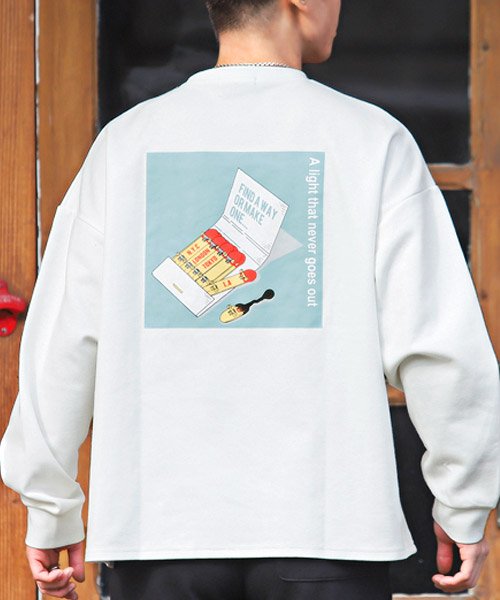 スケボーイラストバックプリントロンt ロンt メンズ 長袖tシャツ ビッグシルエット プリント イラスト スケボーイラストバックプリントロンt ロンt メンズ 長袖tシャツ ビッグシルエット プリント イラスト