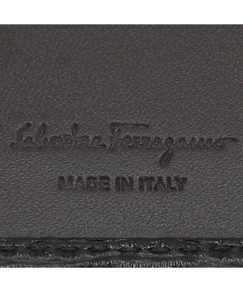FERRAGAMO(フェラガモ)/フェラガモ 二つ折り財布 リバイバル ブラック メンズ FERRAGAMO 66A065/img08