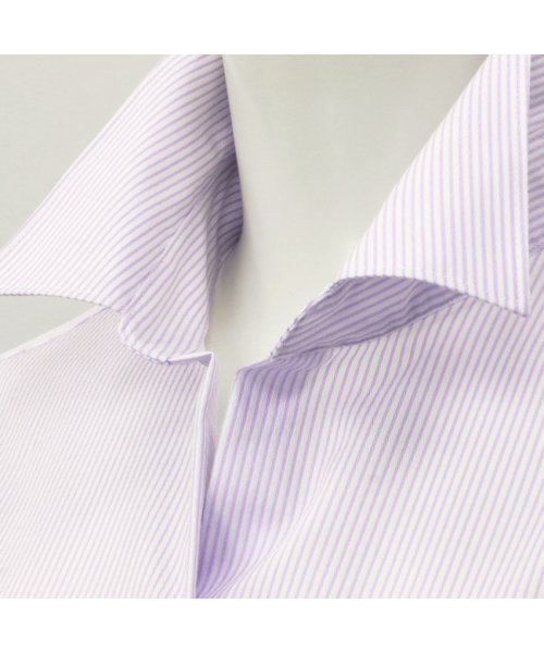 TOKYO SHIRTS(TOKYO SHIRTS)/形態安定 スキッパー衿 オーガニックコットン100% 長袖ビジネスシャツ/img03
