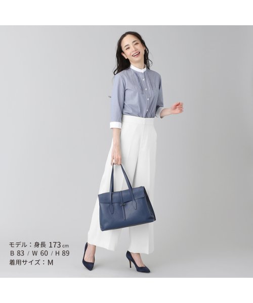 TOKYO SHIRTS(TOKYO SHIRTS)/形態安定 スタンド衿 綿100% 七分袖デザインシャツ/img02