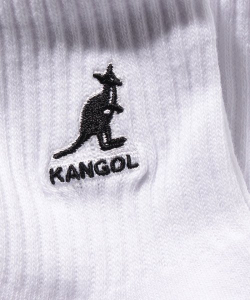 KANGOL(KANGOL)/KANGOL － 刺繍ロゴ 無地3Ｐソックス/img01